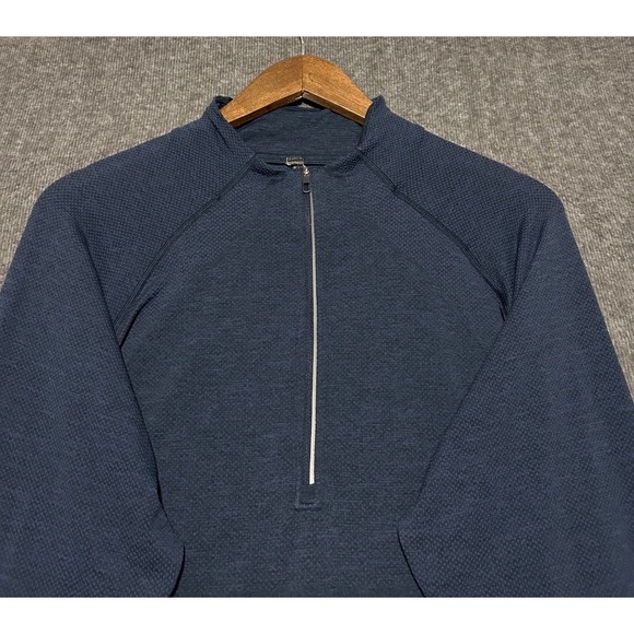 lululemon athletica Other - Lululemon metal vent 1/2 zip pullover stretch lightweight mend blue XL